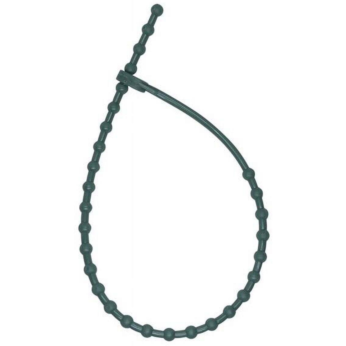 Holiday Adjustable Tie Plastic Garland&44 Green - 10 Piece