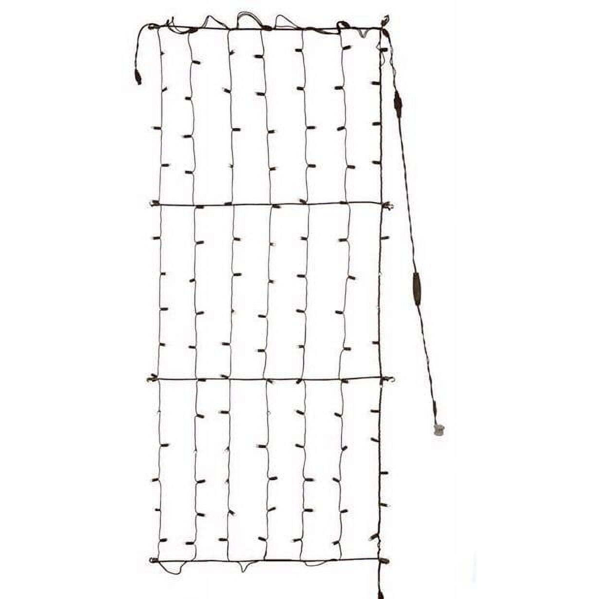 6 ft. Platinum LED Mini Net Christmas Lights&44 Pure White - 100 Count