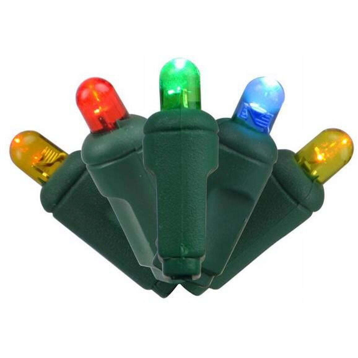 25 ft. Platinum LED Mini String Christmas Lights&44 Multi Color - 50 Count