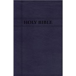 NIV Premium Gift Bible Leathersoft Indexed - Comfort Print&44 Navy