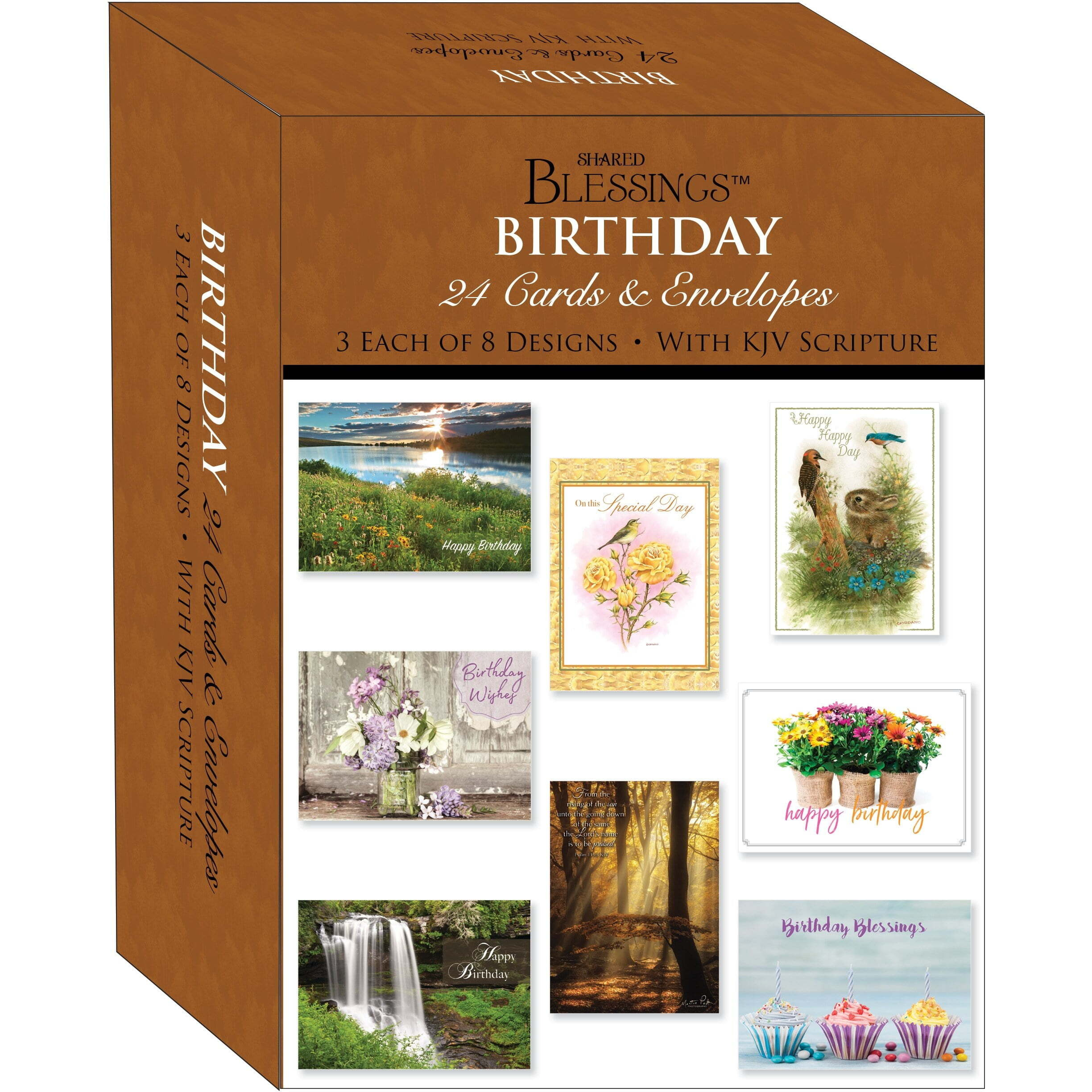 Shared Blessings-Birthdays Best No.1 Assortment Card&44 Box of 24