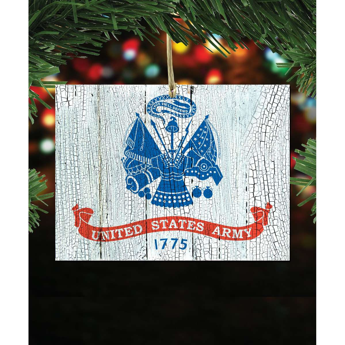 99998AM-M USA Army Wooden Magnet Set of 2