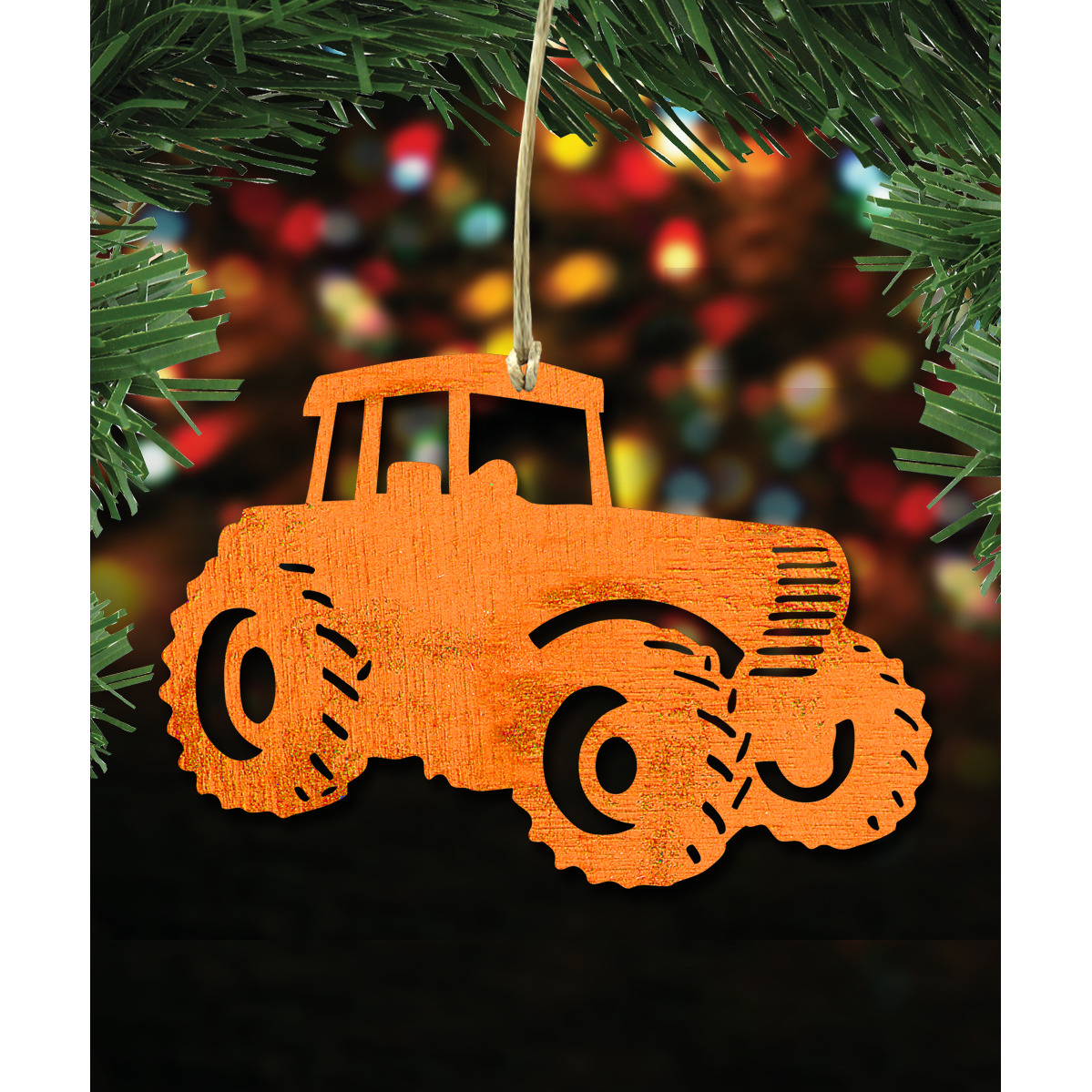 Tractor Wooden Magnet Wall Decor
