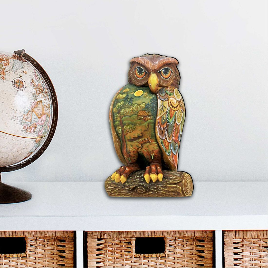 12 x 9 in. Nocturnal Owl Halloween Outdoor Decor Large Ornaments