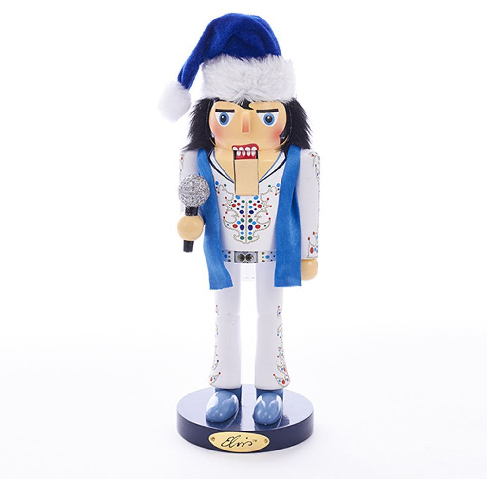 Elvis King of Spades Nutcracker - 11 in.