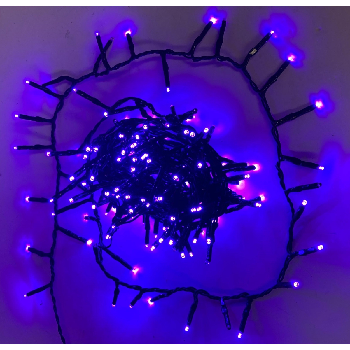 200-Light LED 3 mm Halloween Lights&44 Purple