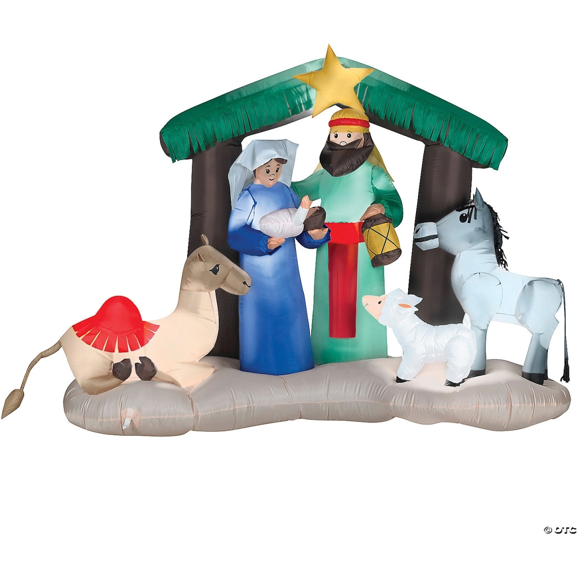 78 in. Airblown Nativity Scene Inflatable Christmas Outdoor Yard Decor