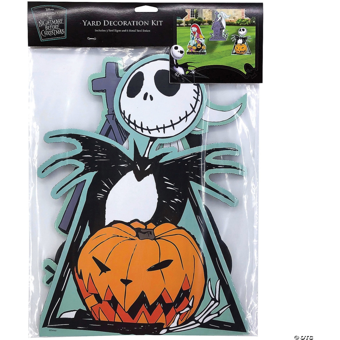 The Nightmare Before Christmas Jack&44 Sally & Zero Yard Sign Outdoor Decor Set