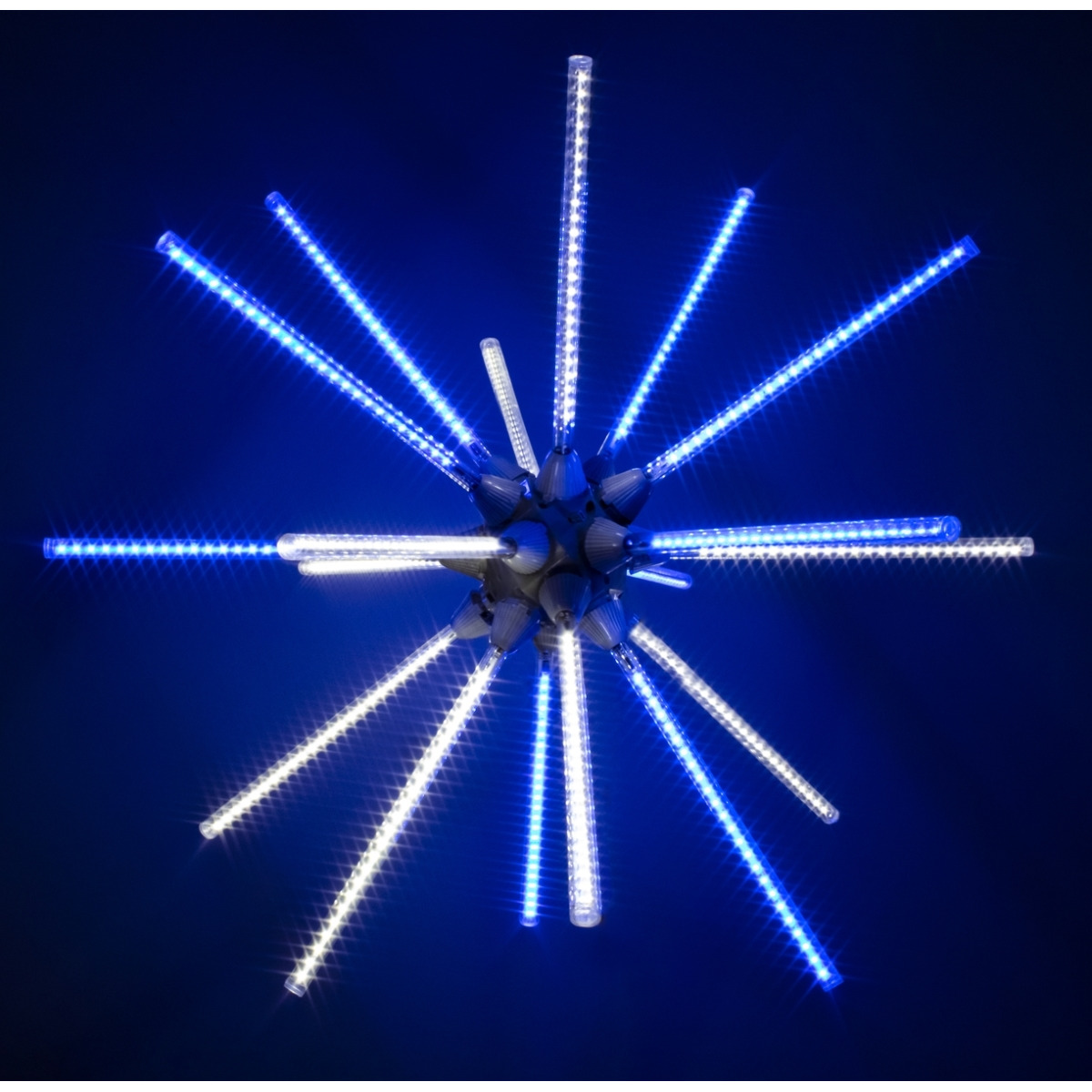 24 in. Animated LED Starburst&44 Blue & Pure White