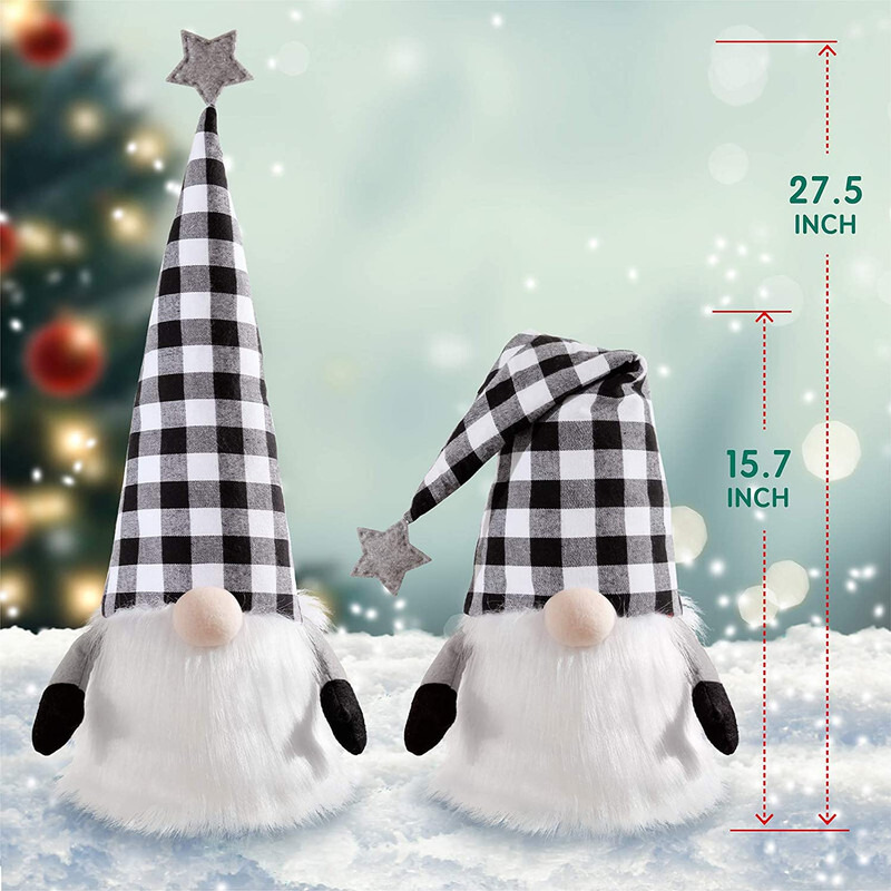 Gnome Tree Top&44 Wihte & Black