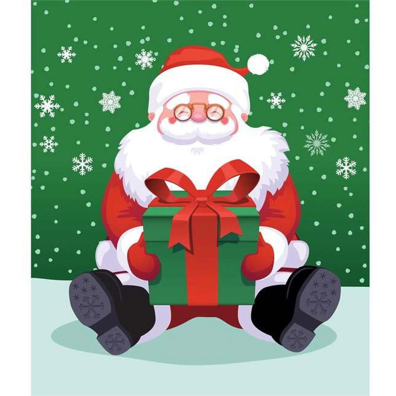 7 x 8 ft. Santa Garage Door Cover