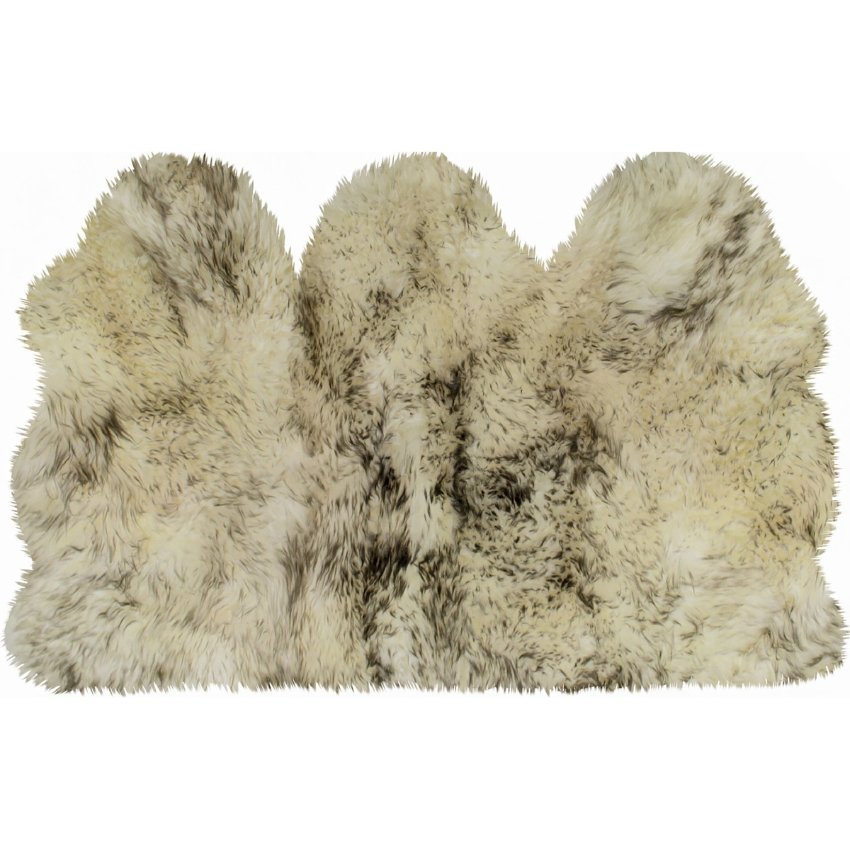Home Decor Zealand Sheepskin Trio Rug | 1-Piece | Gradient chocolate | 3&aposx5&apos
