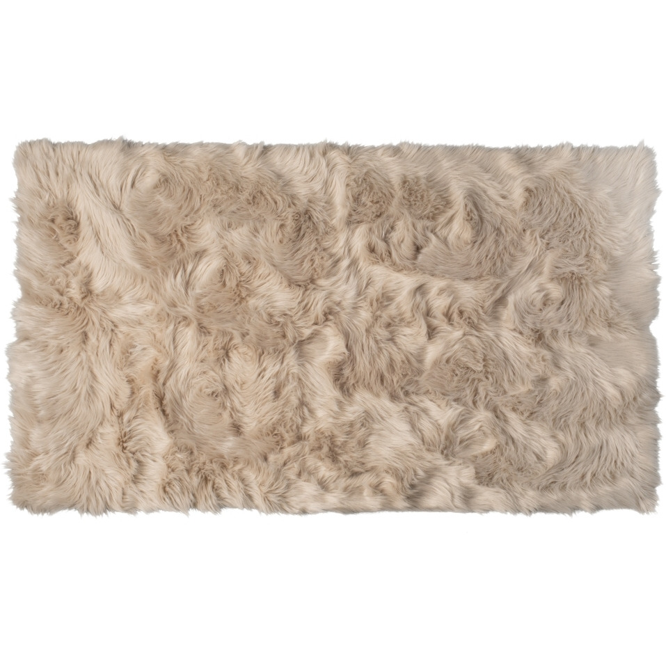 Home Decor Hudson Faux Sheepskin Trio Rug | 1-Piece | Taupe | 3&aposx5&apos
