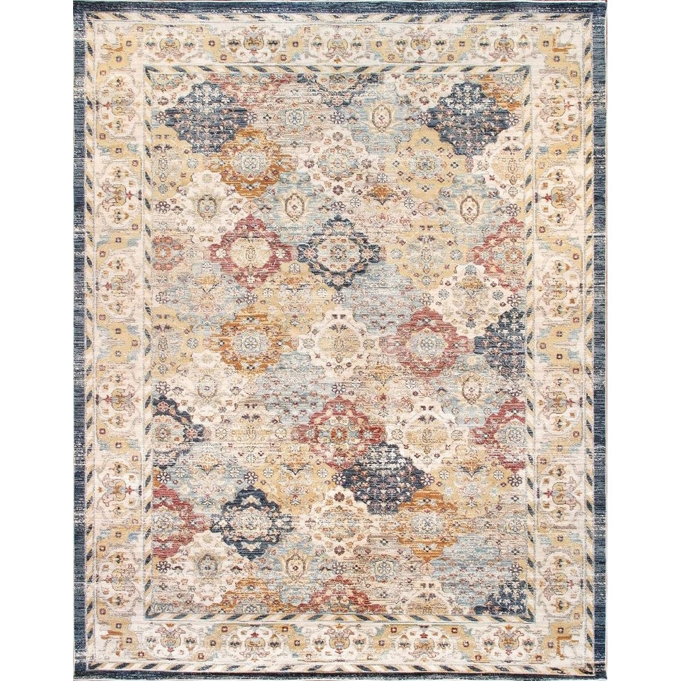 Heritage Collection Power Loom L. Blue Area Rug - L. Blue - 4&apos 0in. X 6&apos 0in.