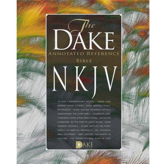 Dake Bible Publishers  NKJV Dake Annotated Reference Bible&44 Black Bonded Leather