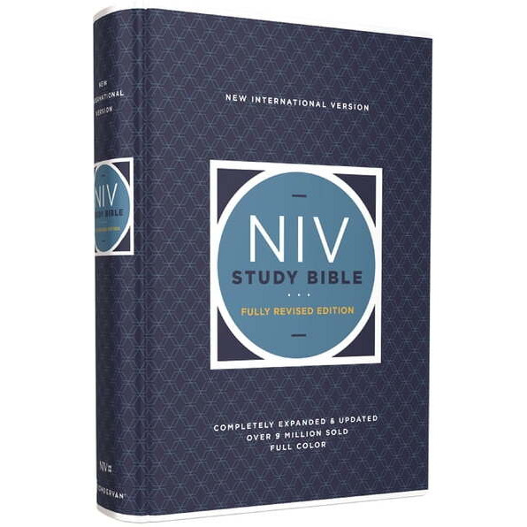 Zondervan  Fully Revised Edition Comfort Print Hardcover NIV Study Bible