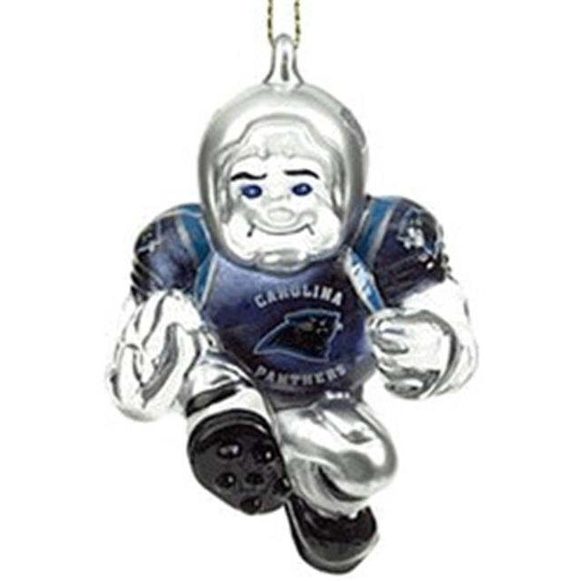 Carolina Panthers Ornament 3 Inch Crystal Halfback