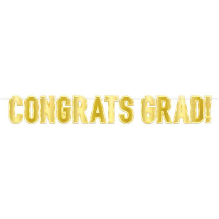 Foil Congrats Grad Streamer