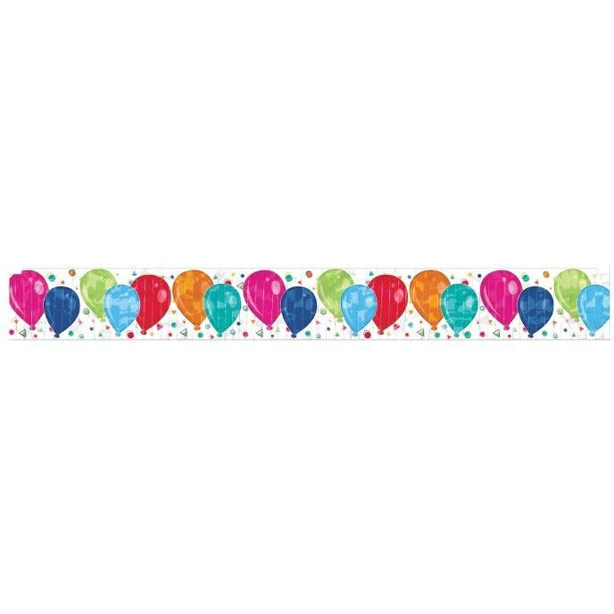 Metallic Balloons Fringe Banner