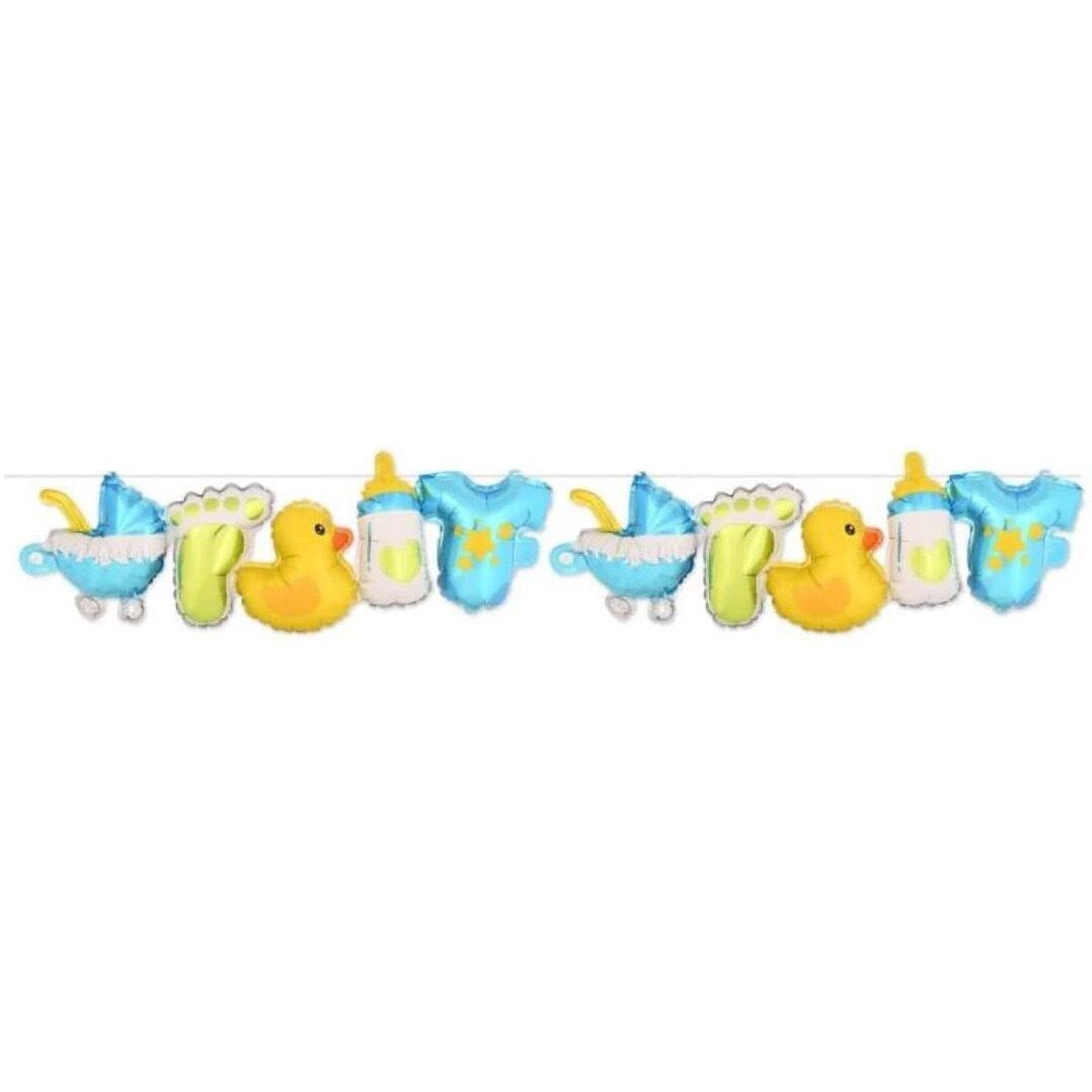 Baby Boy Balloon Streamers