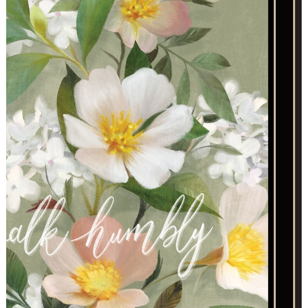 Set Of Two Farmhouse Daisies Black Framed Print Wall Art