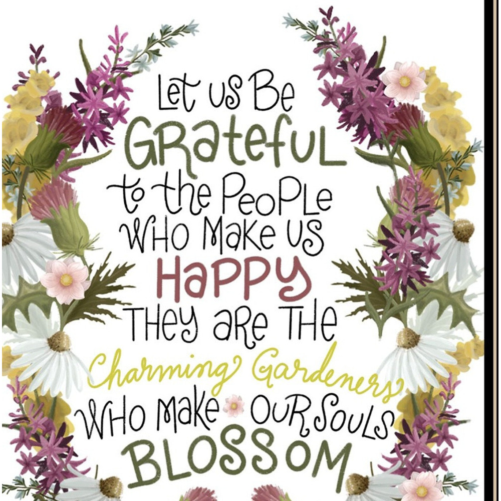 Set Of Two Flowers Make Us Laugh Black Framed Print Wall Art