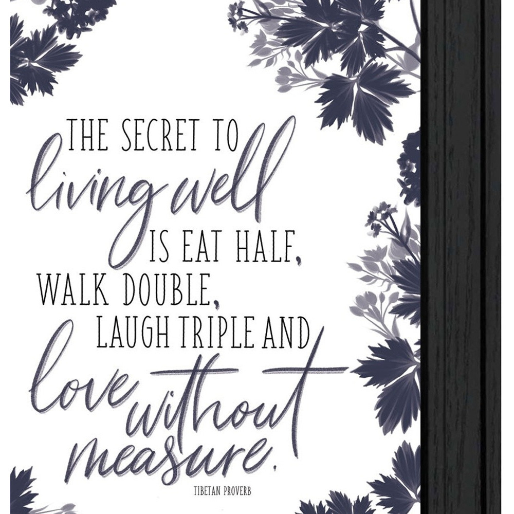 Set Of Two The Secret Beauty Black Framed Print Wall Art