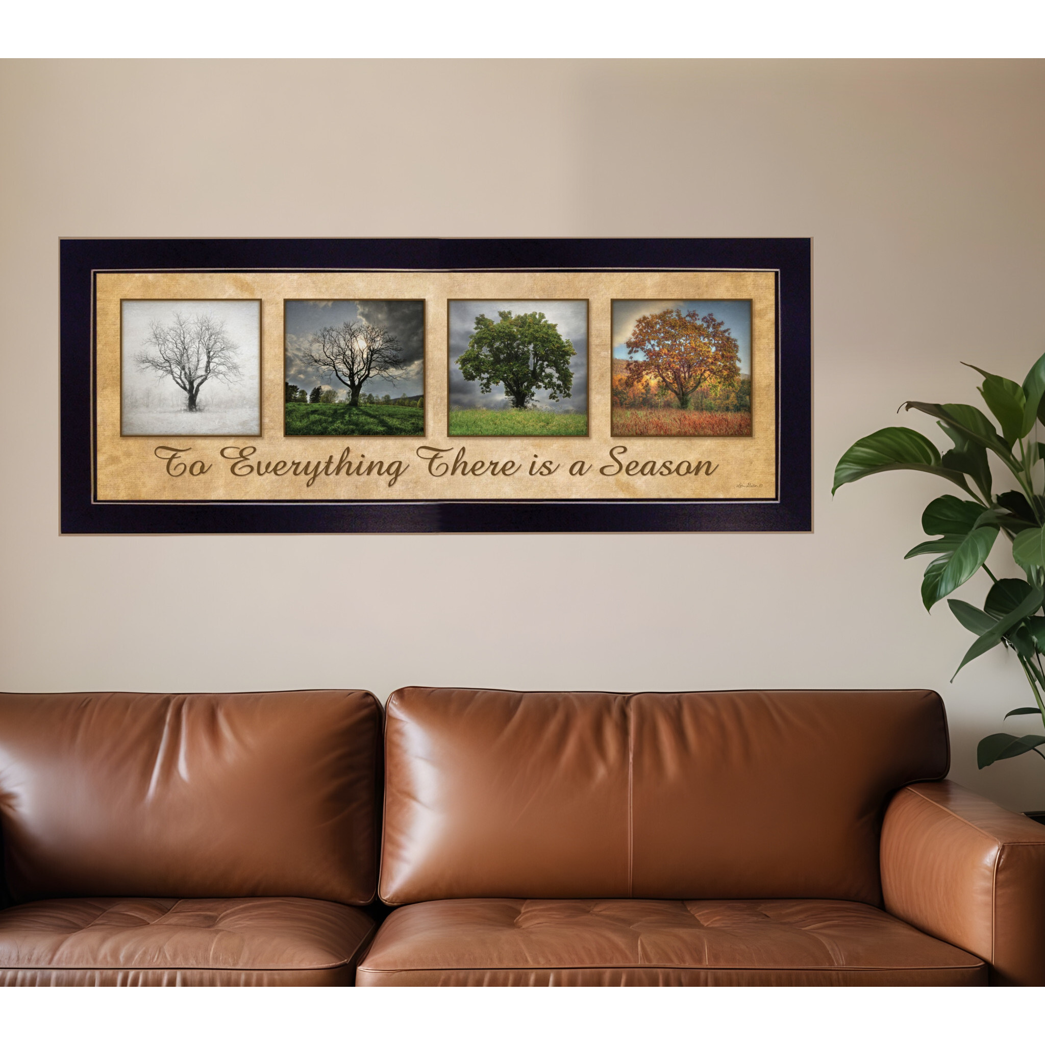 There is a Season Black Framed Print Wall Art