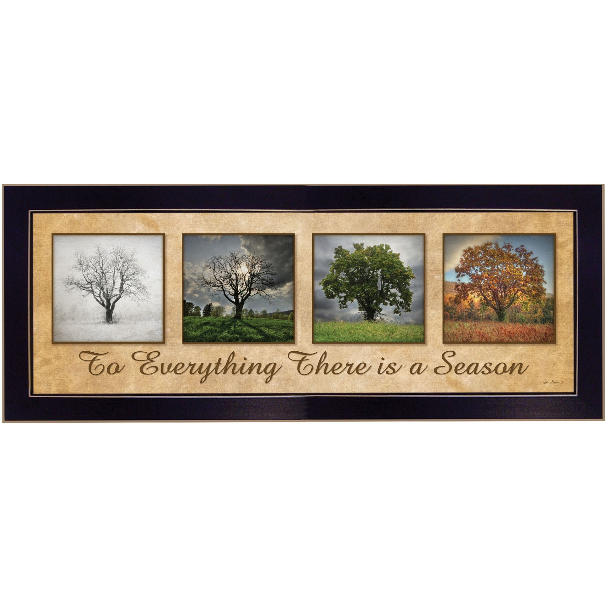 There is a Season Black Framed Print Wall Art