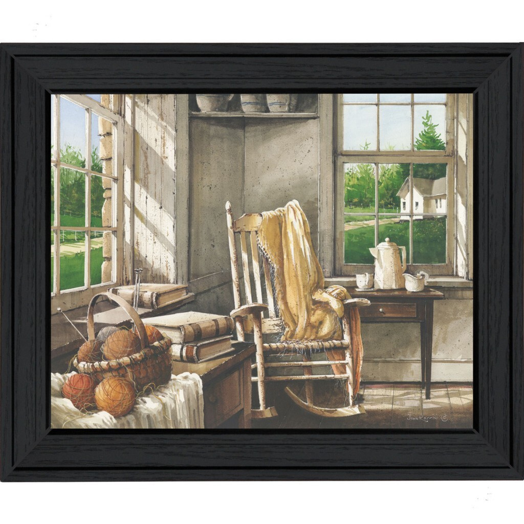 Corner Comforts Black Framed Print Wall Art