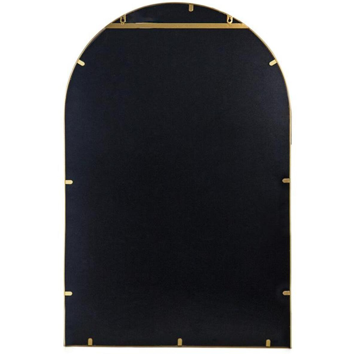 36" Gold Arch Iron Framed Accent Mirror