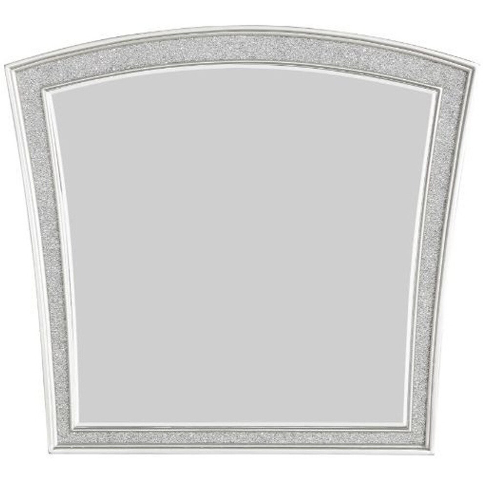 44" Platinum Arch Framed Dresser Mirror