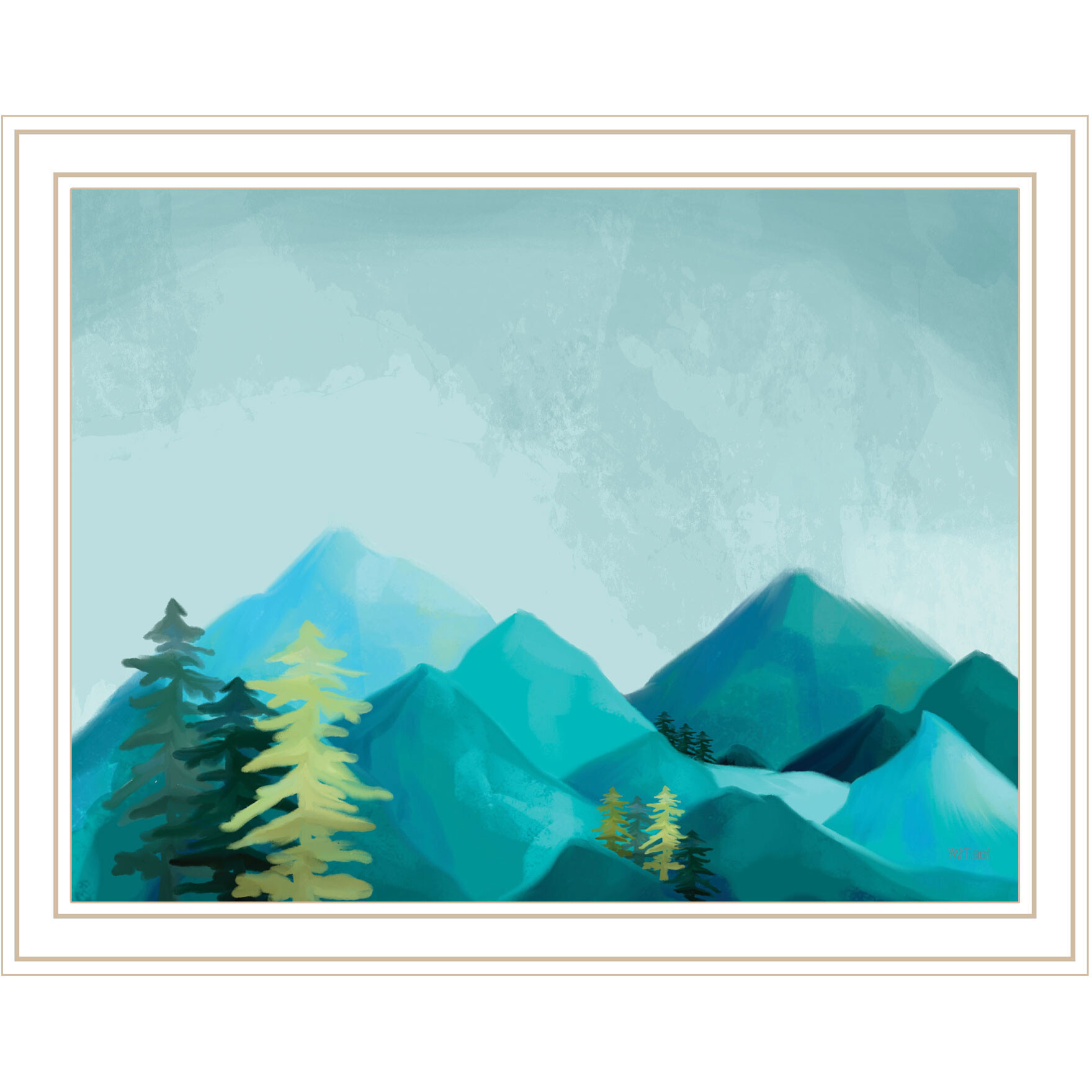 Adventure Awaits White Framed Print Wall Art