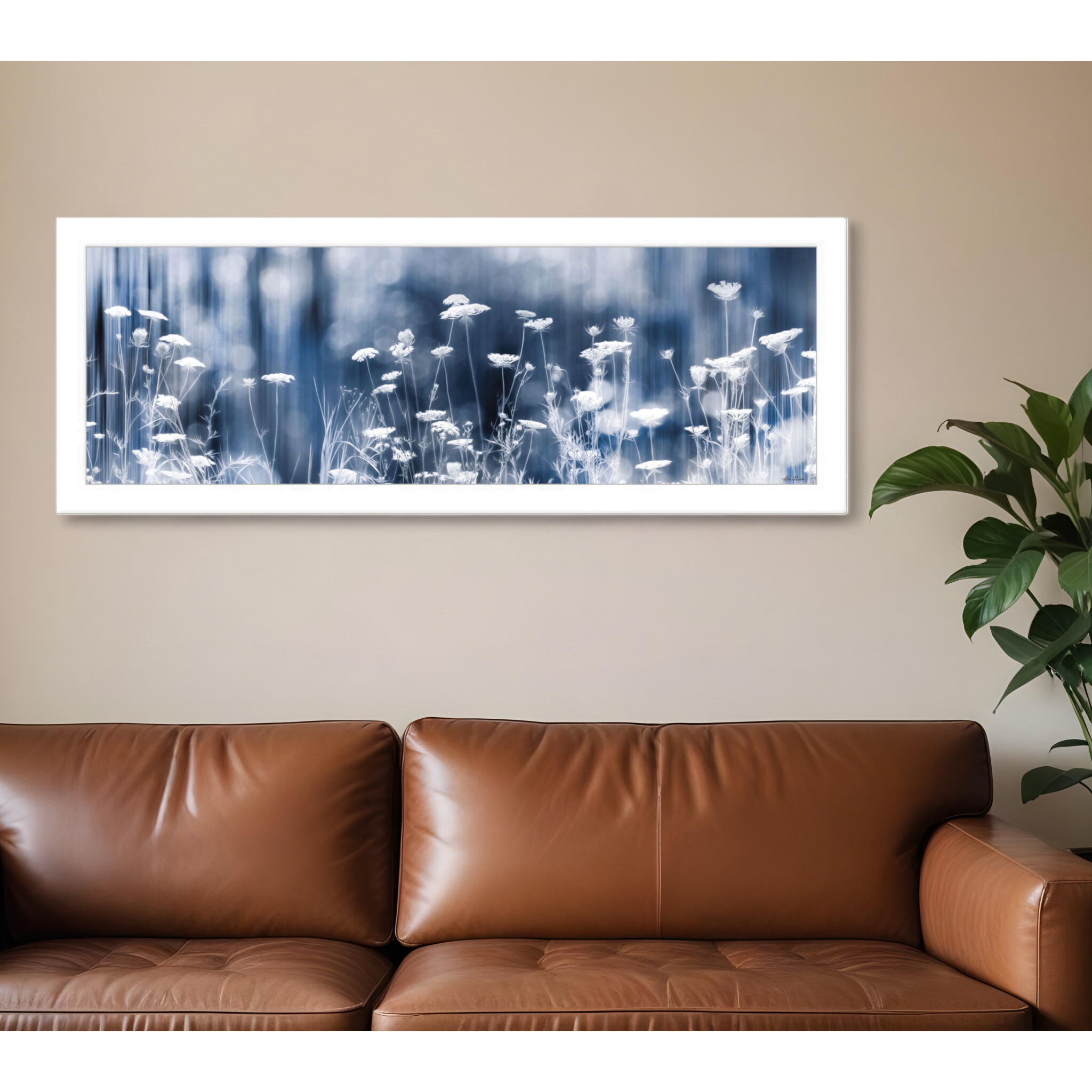 Summer Dreams White Framed Print Wall Art