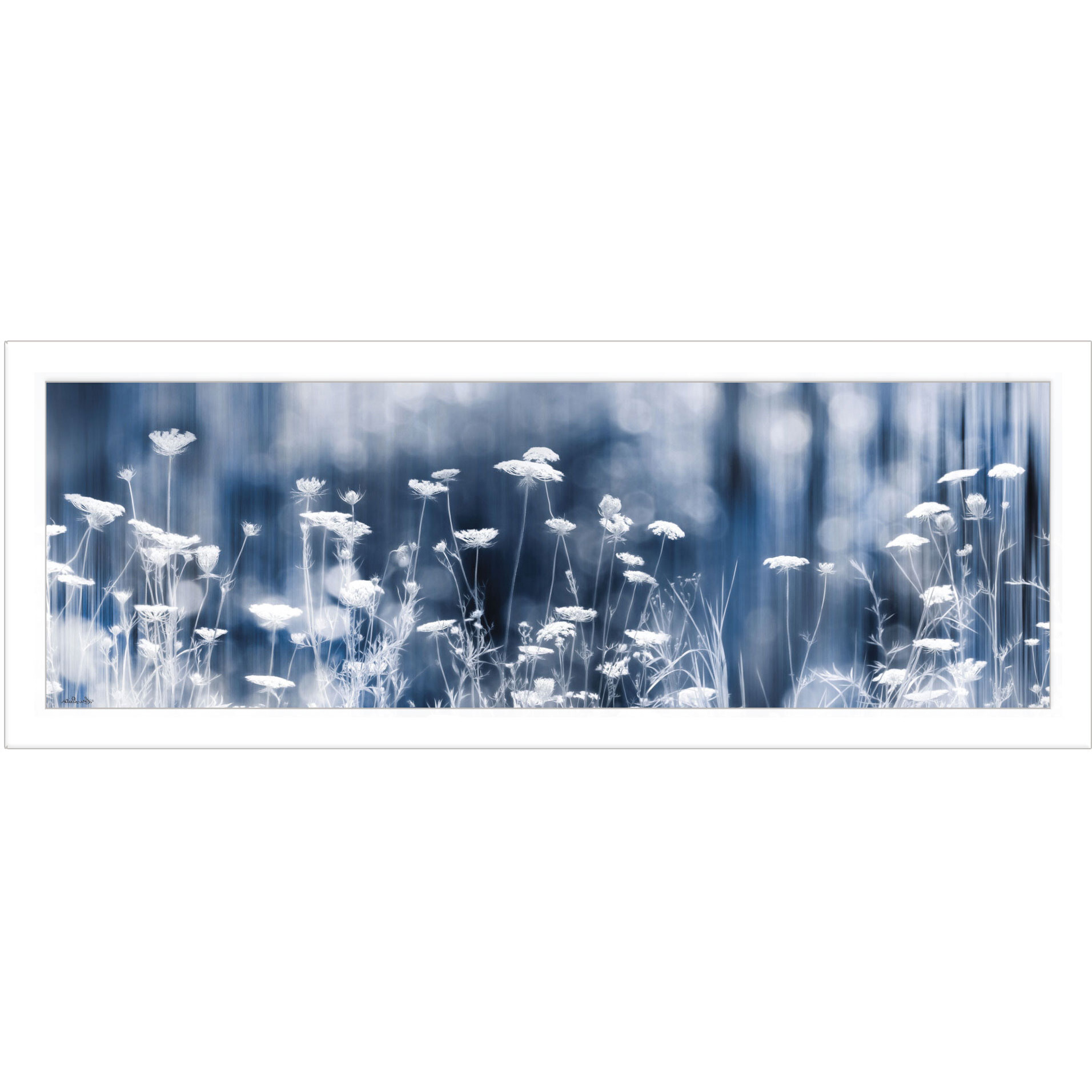 Summer Dreams White Framed Print Wall Art