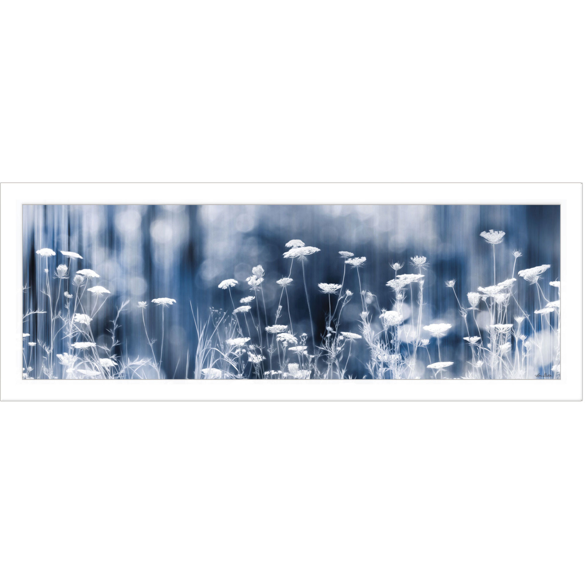 Summer Dreams White Framed Print Wall Art