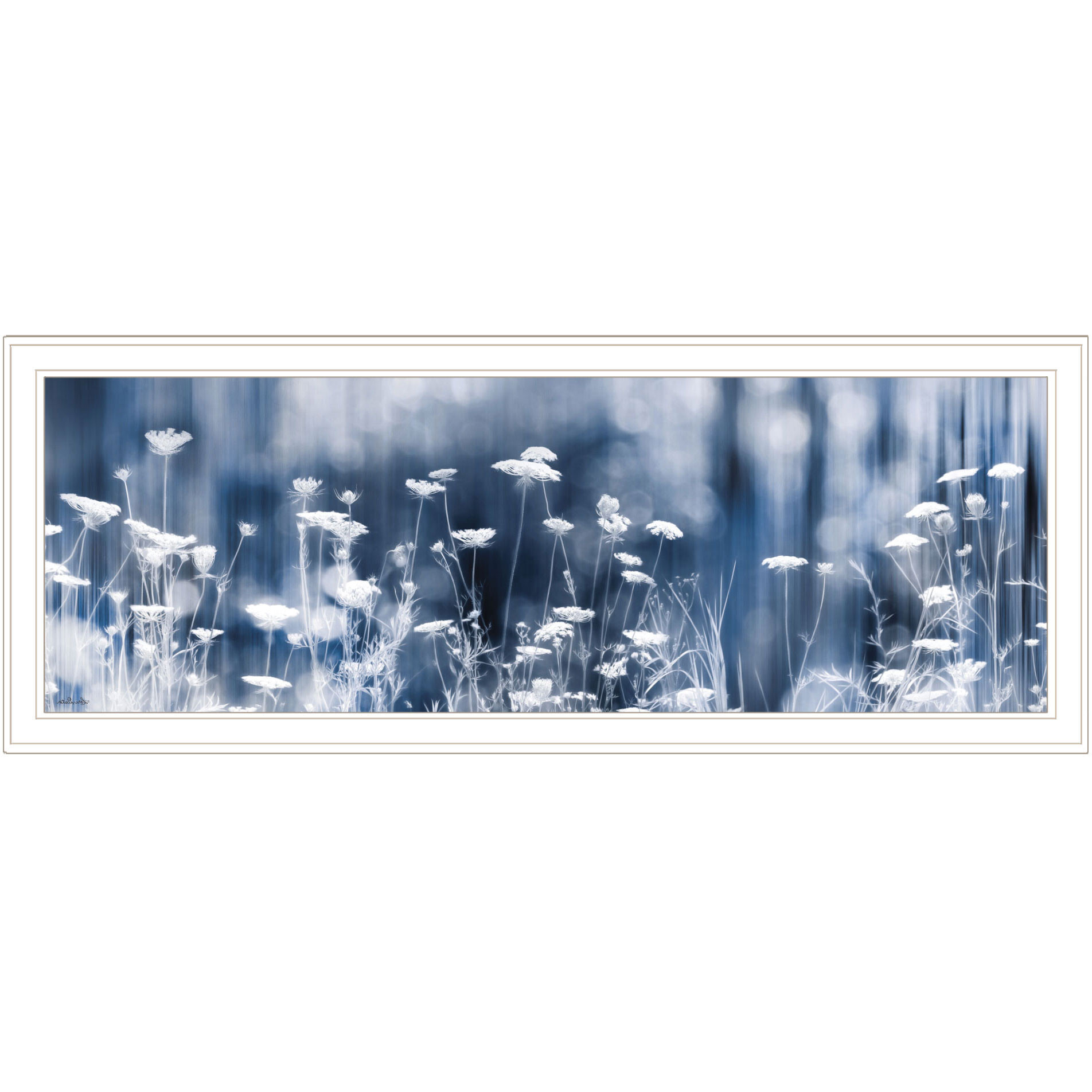 Summer Dreams White Framed Print Wall Art