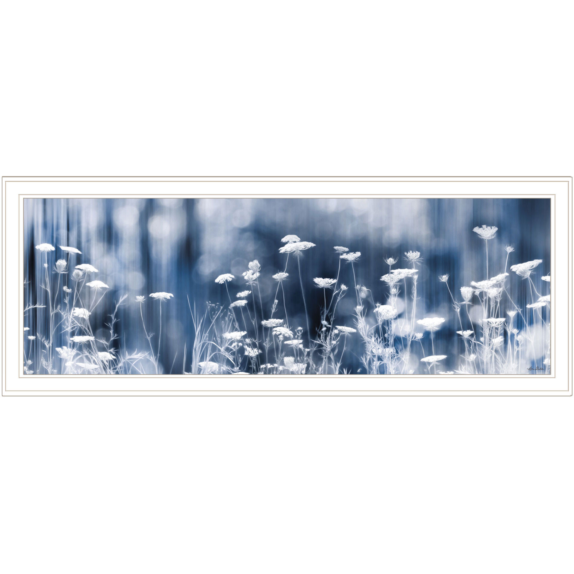 Summer Dreams White Framed Print Wall Art