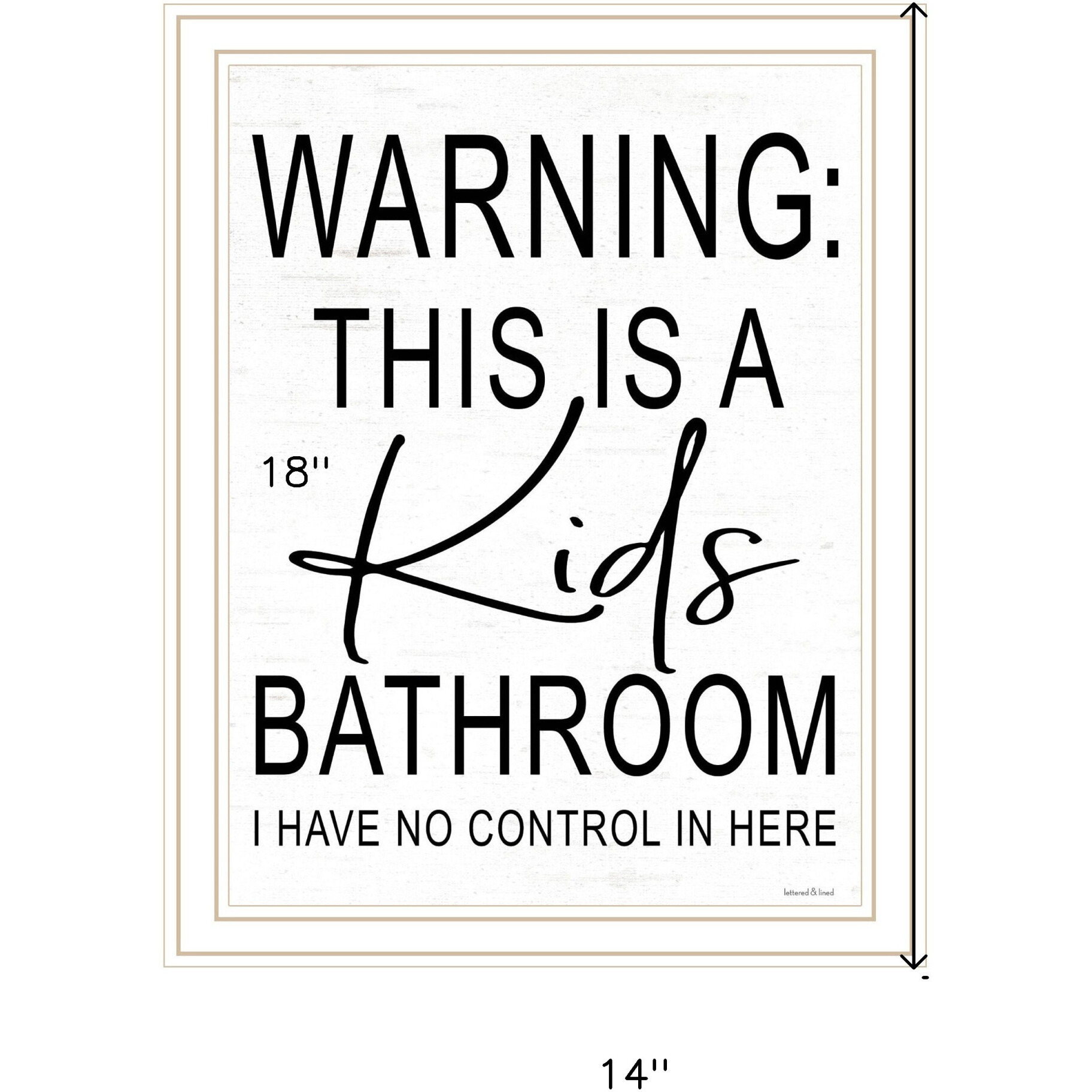 Kids Bathroom White Framed Print Bathroom Wall Art