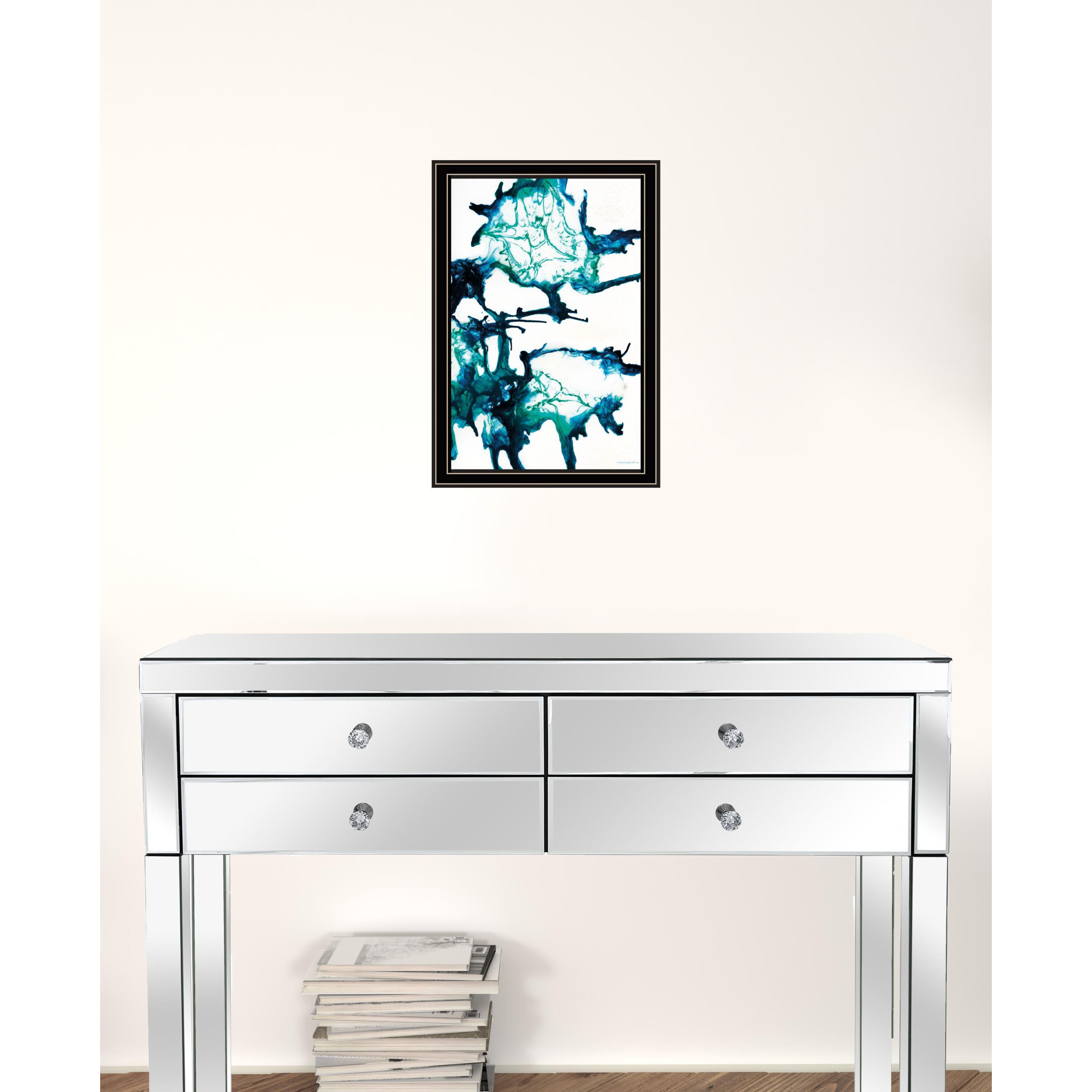 Ocean Living Black Framed Print Wall Art