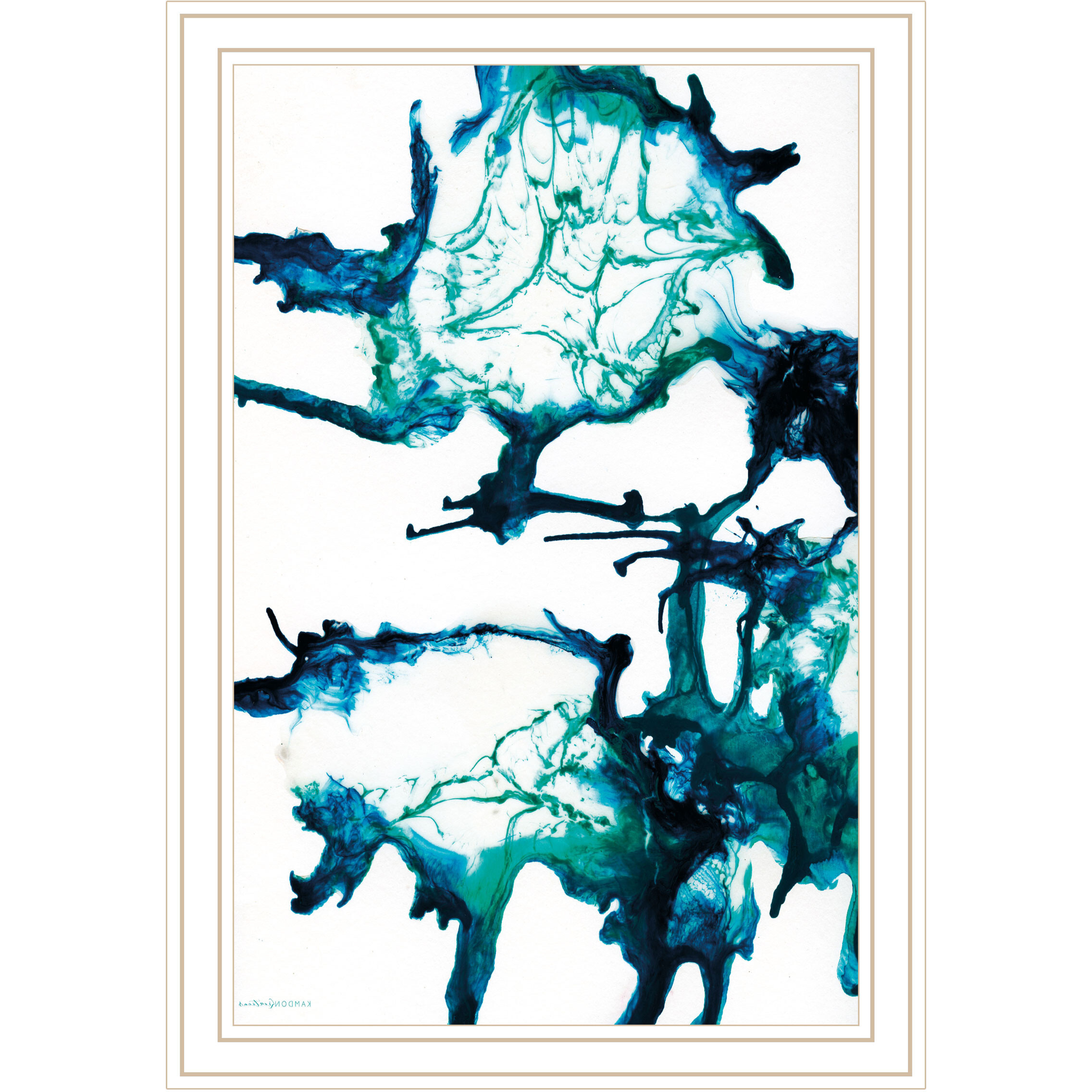Ocean Living White Framed Print Wall Art