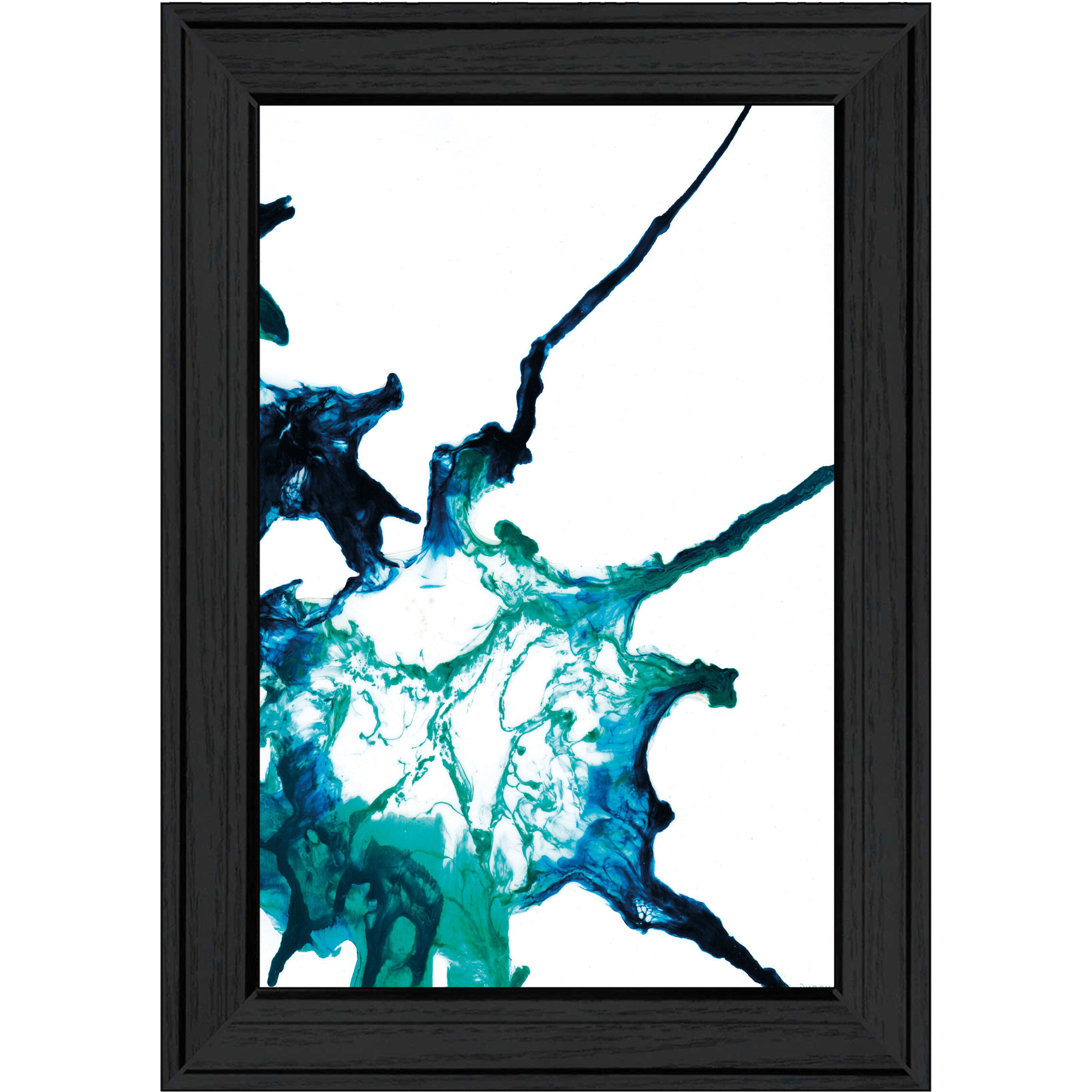 Ocean Living Black Framed Print Wall Art