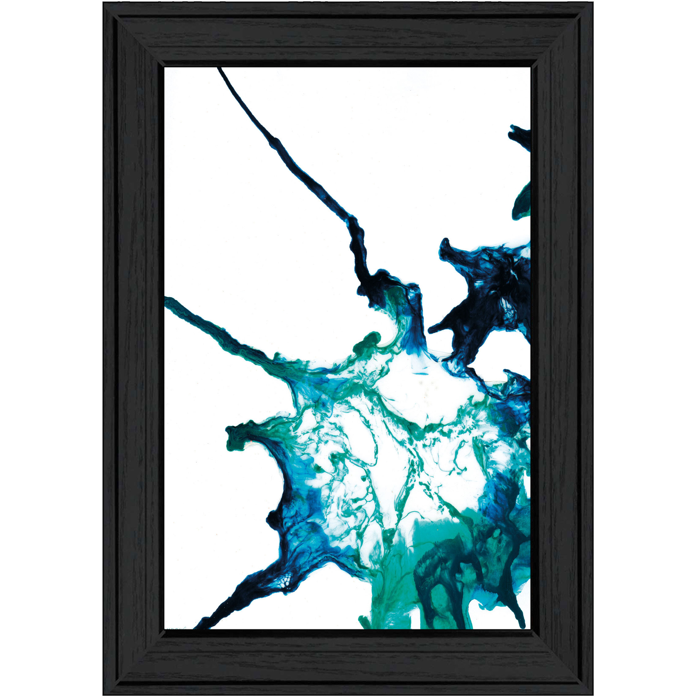 Ocean Living Black Framed Print Wall Art
