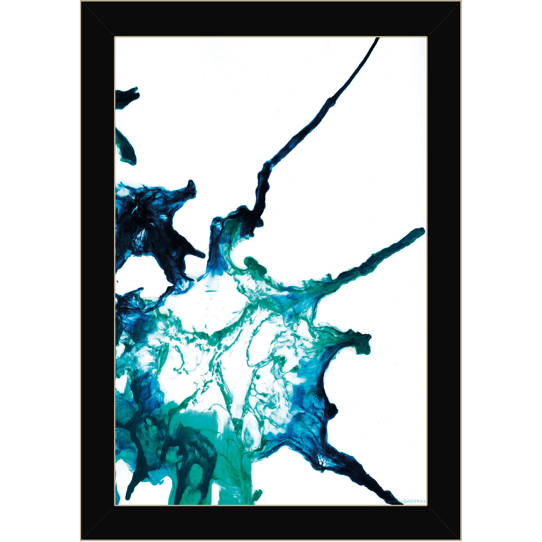 Ocean Living Black Framed Print Wall Art