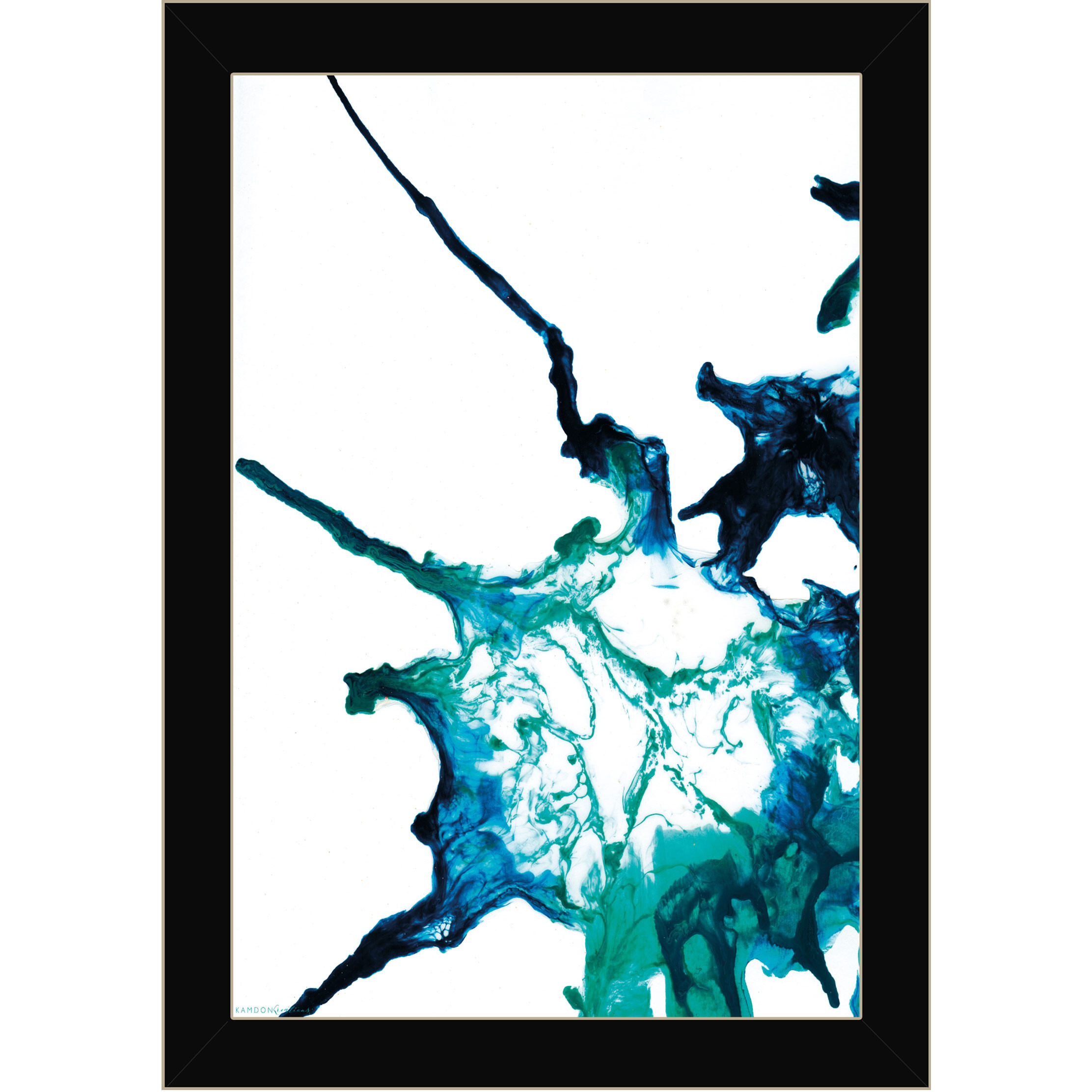 Ocean Living Black Framed Print Wall Art