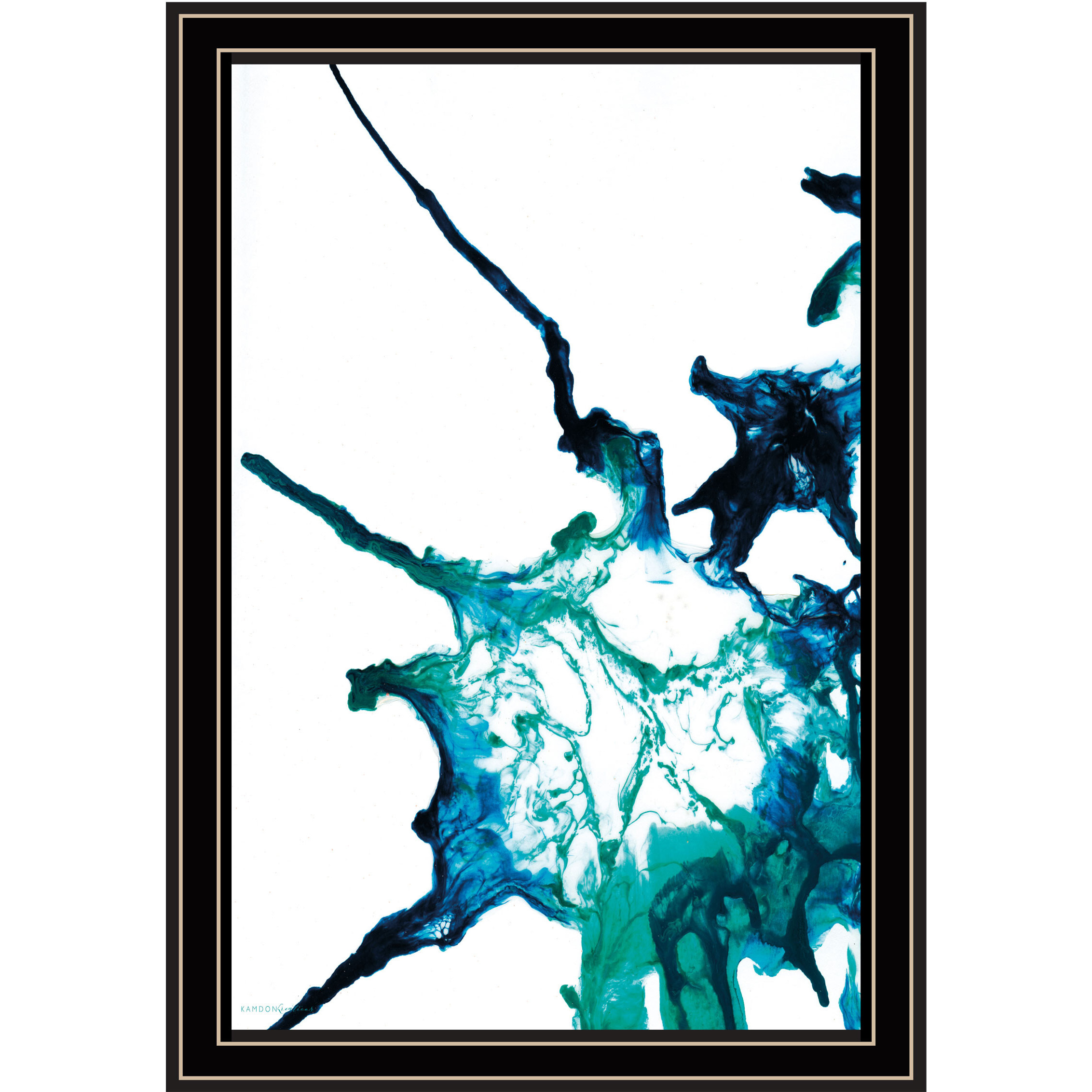 Ocean Living Black Framed Print Wall Art