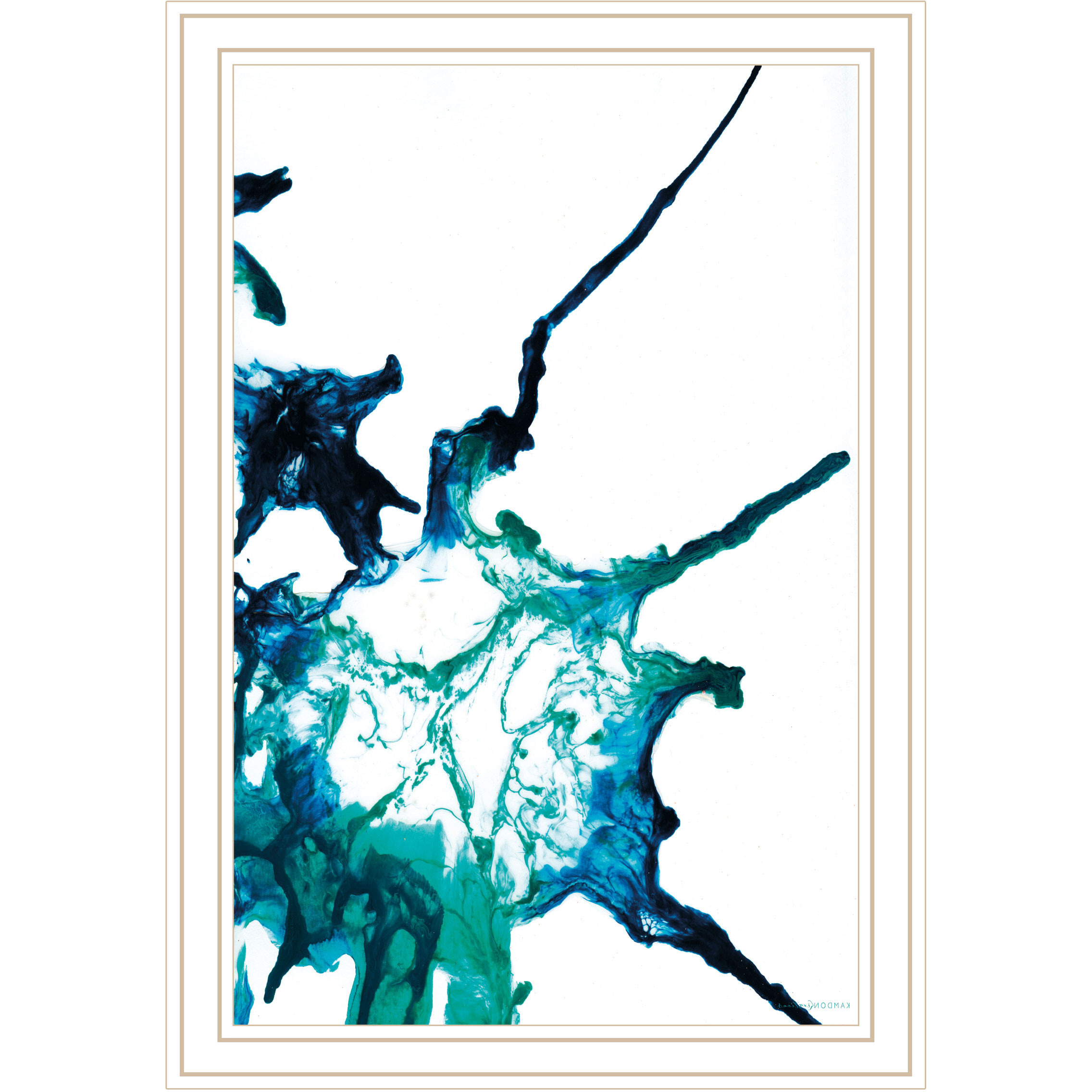 Ocean Living White Framed Print Wall Art