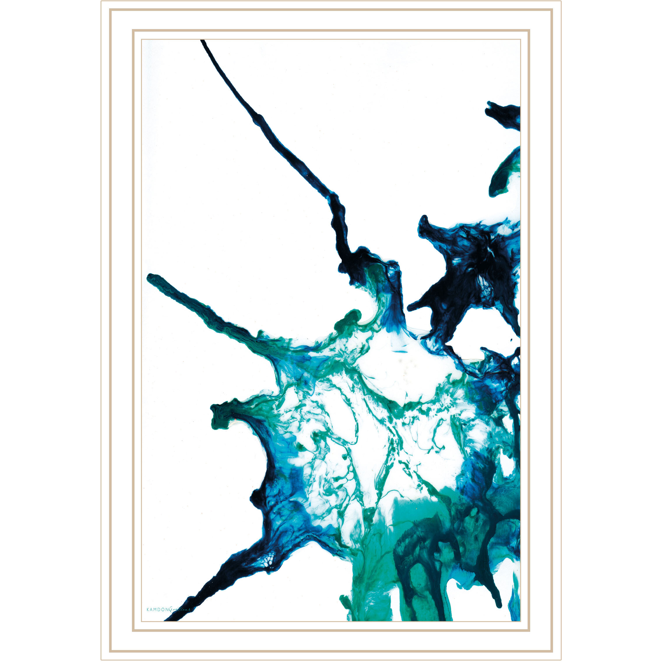 Ocean Living White Framed Print Wall Art