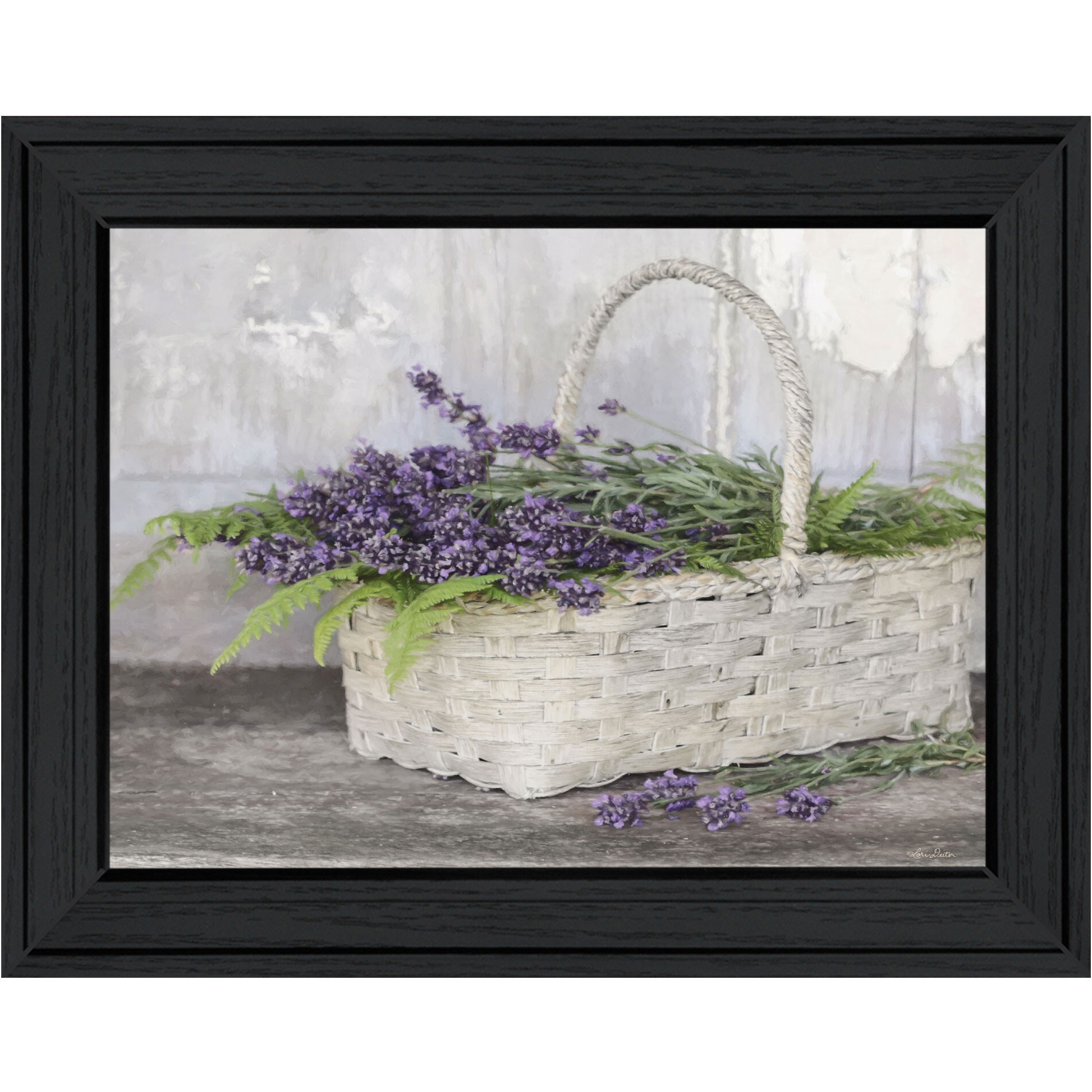 My Lavender Black Framed Print Wall Art