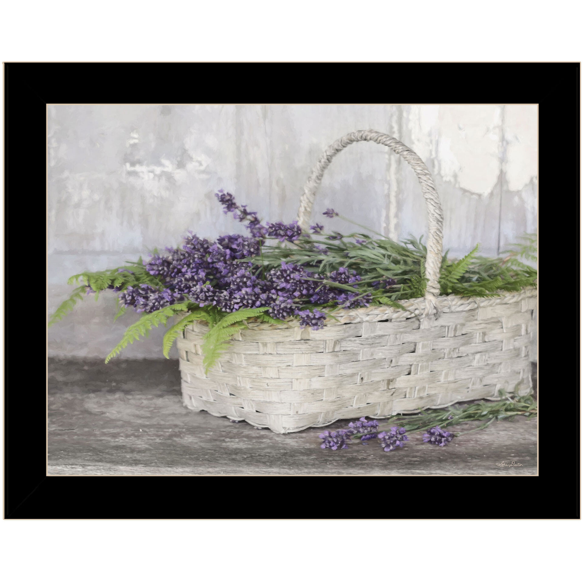 My Lavender Black Framed Print Wall Art